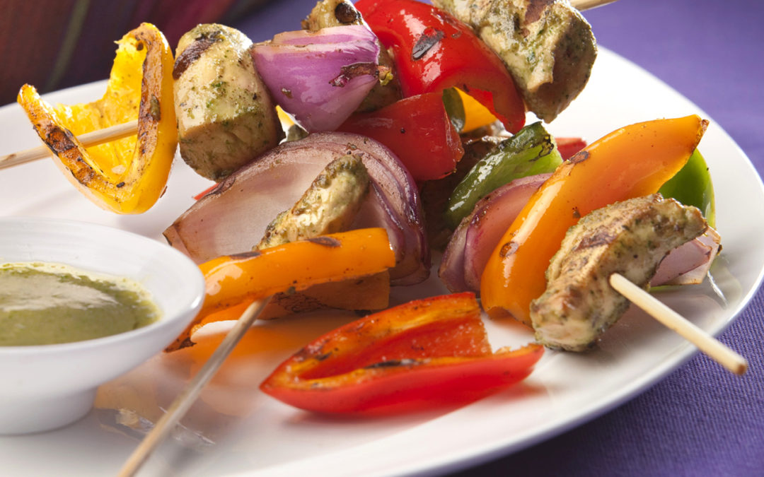 La Roca’s Sweet Mini Pepper & Spicy Chicken Brochettes